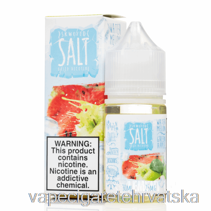 Vape Cigareta Led Lubenica Zelena Jabuka - Skwezed Soli - 30ml 50mg